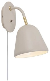 NORDLUX Fleur fali lámpa, bézs, E14, max. 15W, 15.3cm átmérő, 2112101001