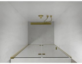 Mexen LIMA zuhany összecsukható ajtó zuhanykabinhoz 100 cm, arany-átlátszó, 856-100-000-50-00