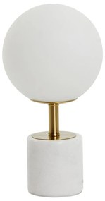Fehér asztali lámpa (magasság 35 cm) Medina – Light &amp; Living
