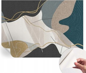 Dekoratív öntapadós fotótapéta irodába Absztrakt formák 312x219 cm