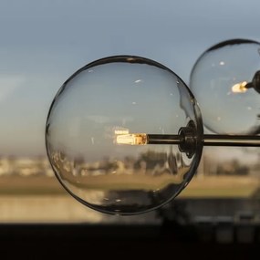 Ideal Lux - LED Csillár rúdon EQUINOXE 12xG4/2W/230V átm. 124 cm króm/átlátszó