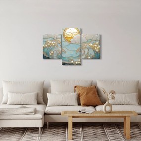 Kép - 3D gyöngyök az óceánban (90x60 cm)