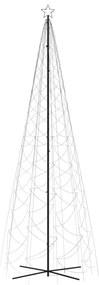 kúp alakú karácsonyfa 1400 meleg fehér LED-del 160 x 500 cm