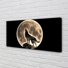 Canvas képek farkas hold 140x70 cm