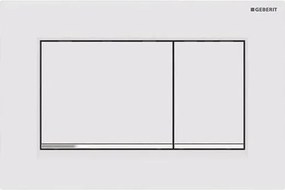 Geberit 115.883.JT.1 - Sigma30 öblítőnyomólap 24,6x16,4 cm fehér/fényes króm