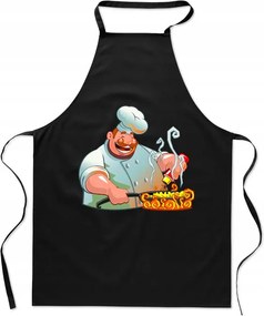 Konyhai kötény nyomtatás Konyhafőnök Vicces Ajándék Étterem