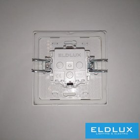 ELDGROUND 2P+F konnektor gyerekvédelemmel csapfedéllel Fehér IP44