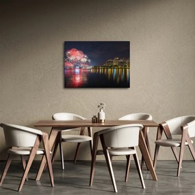 A szingapúri tűzijáték képe (70x50 cm)