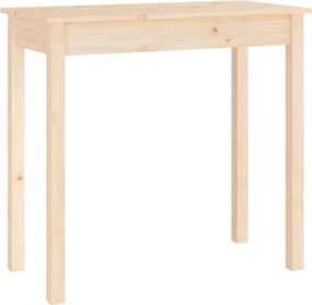 vidaXL tömör fenyőfa tálalóasztal 80 x 40 x 75 cm