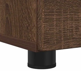 Fürdőszoba Székény barna tölgy 76.5 x 35 x 64 cm Faanyag