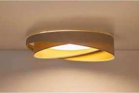 LED mennyezeti lámpa GALAXY MODERN LED/24W/230V Ø 55 cm bézs/arany