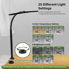 Immax 08995L - LED Dimmelhető monitorvilágítás OFFICE LED/24W/230V 2700-6300K CRI 95