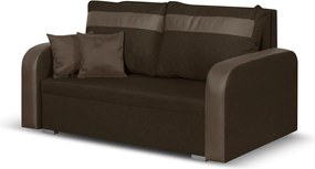 KONRAD Kétszemélyes kinyitható kanapé Barna/bronz