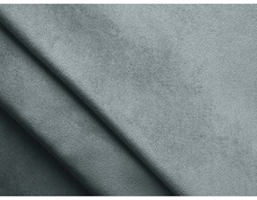 Világoskék kárpitozott ágyneműtartós franciaágy ágyráccsal 160x200 cm Hauke – Makamii