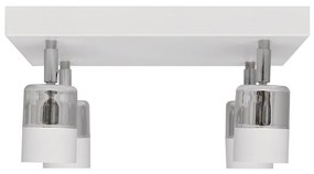 Helam LED Spotlámpa TUBSSON 4xGU10/4,8W/230V fehér/fényes króm HE1412