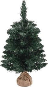 vidaXL zöld PVC megvilágított műkarácsonyfa állvánnyal 60 cm