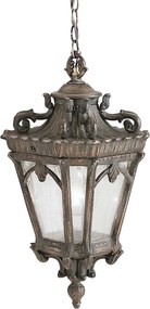 Kichler klasszikus kültéri függeszték tournai antik sárgaréz elskl-tournai8-xl IP44