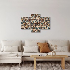 A háromszögek képe (90x60 cm)