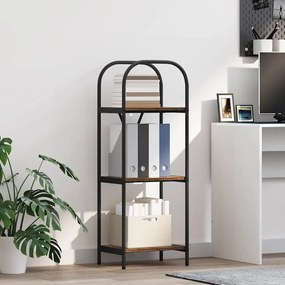 Könyvespolc Füstölt tölgy 40 x 30 x 109 cm Faanyag