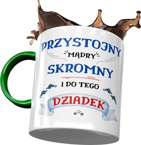 Bögre Zöld Nagypapa napja Ajándék Nyomtatott Fotóval