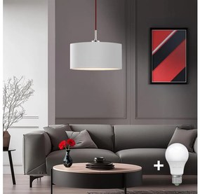 Eglo Eglo - LED Csillár zsinóron TUNJA 1xE27/60W/230V fehér EG32516I