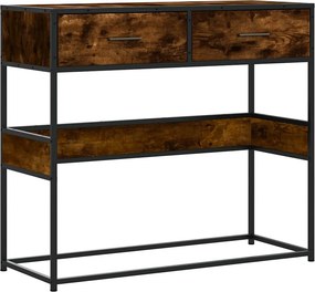 vidaXL füstös tölgy színű szerelt fa tálalóasztal 90x35x80 cm
