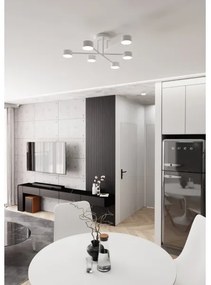 Plafonra szerelhető HALO csillár 6xGX53/10W/230V fehér