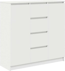 vidaXL fehér szerelt fa tálalószekrény fiókos 100,5x35x98,5 cm