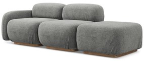 Szürke buklé moduláris heverő (jobb oldali) Ailani – Makamii