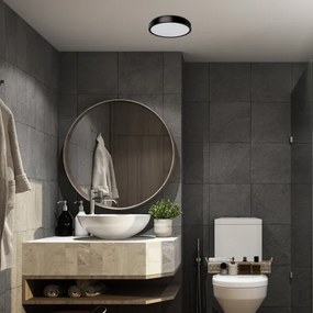 Rabalux 71252 - LED Fürdőszobai mennyezeti lámpa SAMIRA LED/18W/230V IP44 fekete