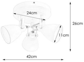 Markslöjd 108081 - Fürdőszobai spotlámpa FJÄLLBACKA 3xG9/20W/230V IP44 fekete