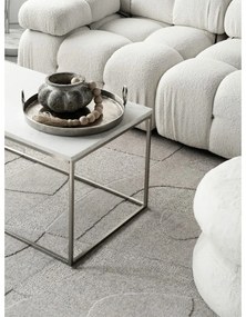 Világosszürke gyapjú szőnyeg 133x190 cm Morphic Botanica – Agnella