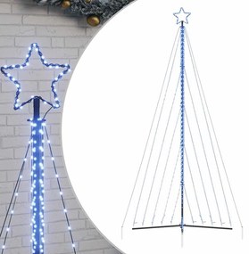 kék karácsonyfa fénykúp 570 LED-del 399 cm