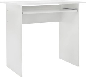 PC asztal, fehér, VERNER NEW