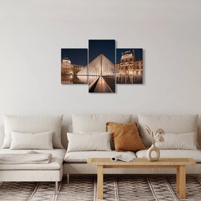 Kép - Louvre éjjel (90x60 cm)