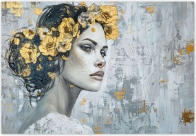 Fotótapéták 152x104 Lány arany koszorúval