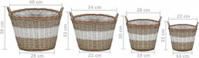 4 darab PE béléses fonott magaságyás