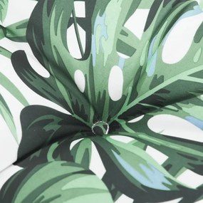 2 db levélmintás oxford szövet kerti padpárna 180 x 50 x 7 cm