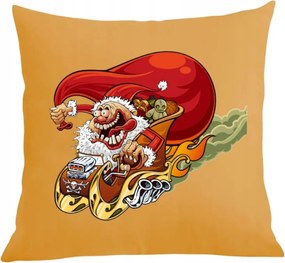 Párna párnahuzat Őrült Mikulás Karácsonyi ajándék