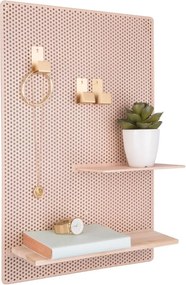 Perky homokbarna fém falitábla, 34,5 x 52,5 cm - PT LIVING