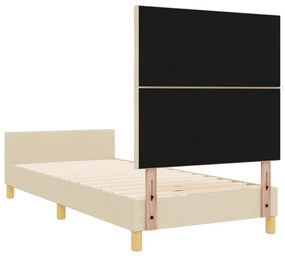 Ágykeret Krém 90x200 cm-es Szövet
