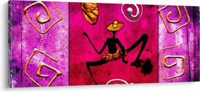 Történelmi falfestmény képe (120x50 cm)