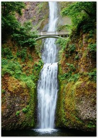 Poszterek A4 Pion Vízesés Trópusok Hegyek
