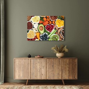 Kép - Egészséges ételek (90x60 cm)