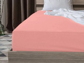 Jersey lepedő EXCLUSIVE korallszínű 200 x 220 cm