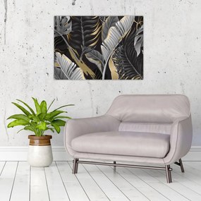 Üveg kép - Arany dzsungel (70x50 cm)