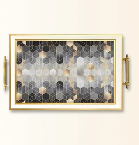 Üveg tálca, 38×24 cm – TPB9865
