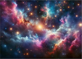 Üveg kép - Sötét univerzum (70x50 cm)