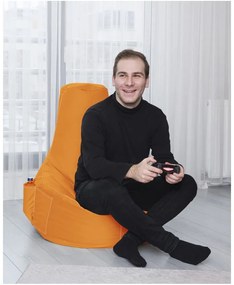 Narancssárga babzsákfotel EVA Sport – Floriane Garden