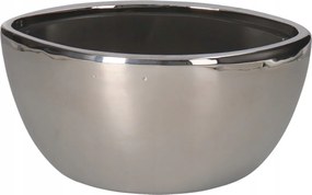 Virágtartó Fedél Kerámia Ezüst Csónak Dekoráció